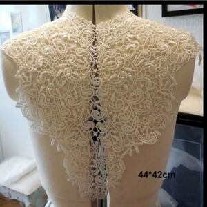 NWOT Lace white collar Applique